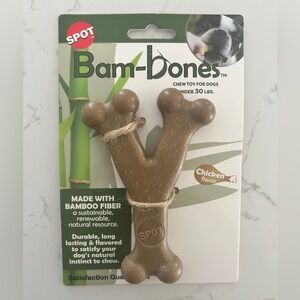 Spot Bam-bones Chicken Flavor Chew Toy for Dogs (Under 30 lbs)- NWT